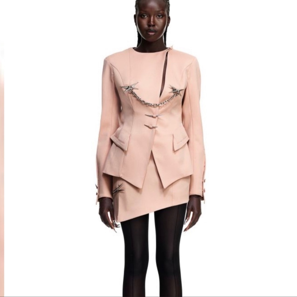 Mugler Hourglass Wool Jacket